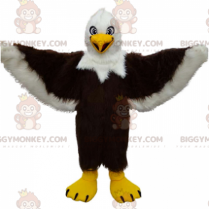 Smiling Eagle BIGGYMONKEY™ maskotdräkt - Fågelmaskot - BIGGYMONKEY_015031 - BiggyMonkey.com