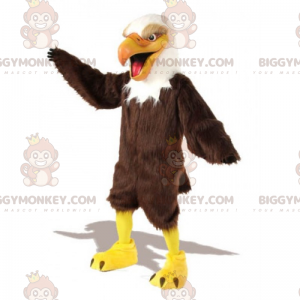Sehr fröhliches Adler-BIGGYMONKEY™-Maskottchen-Kostüm -
