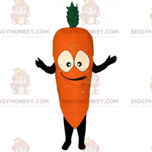 Disfraz de mascota BIGGYMONKEY™ de comida - Zanahoria -