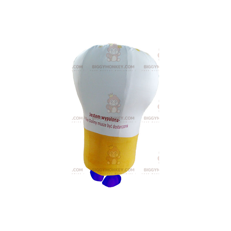 Giant glödlampa BIGGYMONKEY™ maskotdräkt - BiggyMonkey maskot Giant glödlampa BIGGYMONKEY™ maskotdräkt - BiggyMonkey maskot