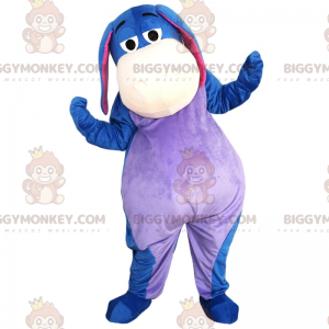 Costume de mascotte BIGGYMONKEY™ d'âne bleu et violet -