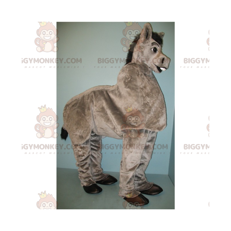 Gray Furry Donkey BIGGYMONKEY™ Mascot Costume - Biggymonkey.com Gray Furry Donkey BIGGYMONKEY™ Mascot Costume - Biggymonkey.com