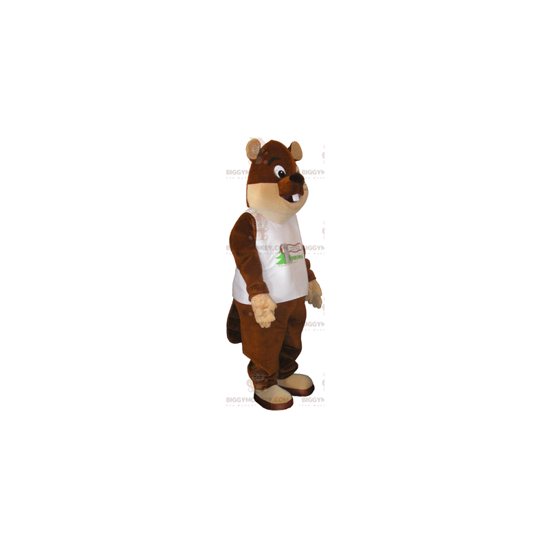 Costume de mascotte BIGGYMONKEY™ d'animaux - Grand ours brun Costume de mascotte BIGGYMONKEY™ d'animaux - Grand ours brun