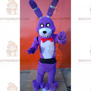 Anime kostým maskota BIGGYMONKEY™ – Fialový králík –
