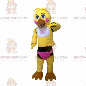 Anime BIGGYMONKEY™ Maskottchen-Kostüm – gelber Vogel -