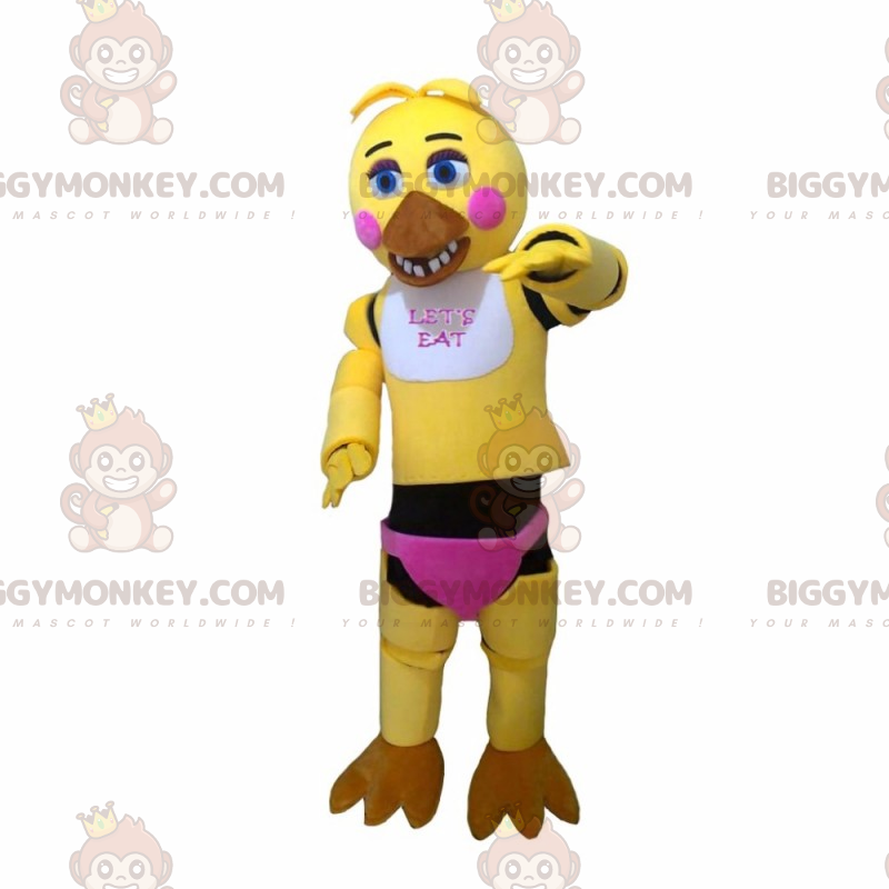 Costume da mascotte Anime BIGGYMONKEY™ - Uccello giallo - Costume da mascotte Anime BIGGYMONKEY™ - Uccello giallo -