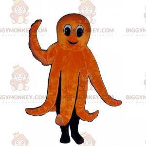 Indtagende orange blæksprutte BIGGYMONKEY™ maskotkostume -