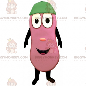 Eggplant Smiling Face BIGGYMONKEY™ Mascot Costume -