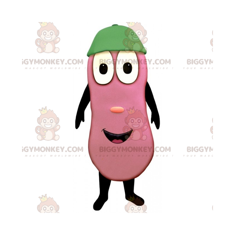 Aubergine leende ansikte BIGGYMONKEY™ Maskotdräkt - BiggyMonkey Aubergine leende ansikte BIGGYMONKEY™ Maskotdräkt - BiggyMonkey