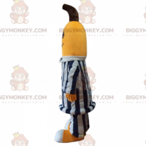 Banana BIGGYMONKEY™ maskottiasu vankiasussa - Hedelmän maskotti - BIGGYMONKEY_015100 - BiggyMonkey.com