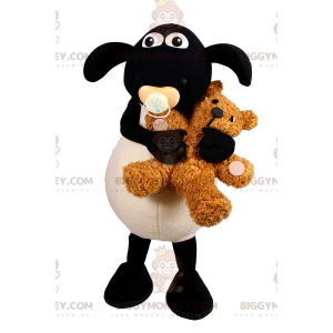 Baby Sheep BIGGYMONKEY™ Mascot Costume with Accessories -