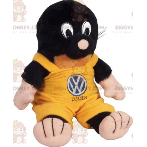 Baby mole i overalls BIGGYMONKEY™ maskotkostume - Skovdyr - BIGGYMONKEY_015110 - BiggyMonkey.com
