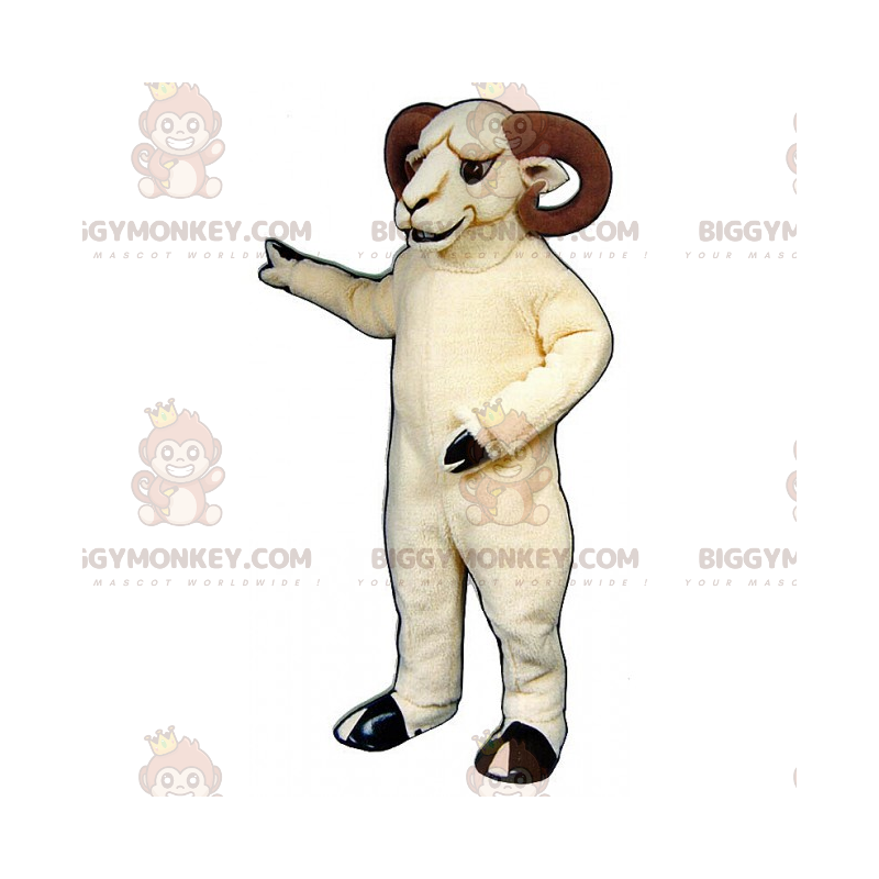 Kostium maskotki białego barana BIGGYMONKEY™ - Biggymonkey.com Kostium maskotki białego barana BIGGYMONKEY™ - Biggymonkey.com