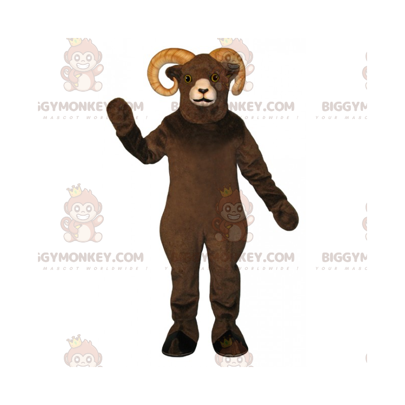 Filadelfia público Color de malva Disfraz de mascota carnero marrón BIGGYMONKEY™ - Tamaño L (175-180 CM) Filadelfia público Color de malva Disfraz de mascota carnero marrón BIGGYMONKEY™ - Tamaño L (175-180 CM)