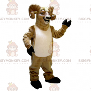 Smiling Ram BIGGYMONKEY™ maskotdräkt - Ko-maskot - BIGGYMONKEY_015117 - BiggyMonkey.com