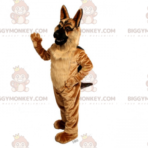 Costume de mascotte BIGGYMONKEY™ de Berger Allemand aux poils