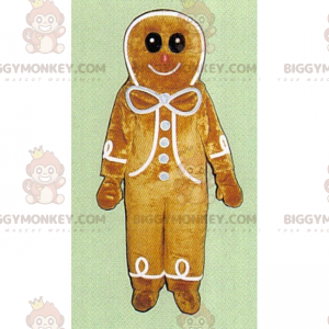 Gingerbread Cookie BIGGYMONKEY™ maskottiasu - Luokittelemattomat maskotit - BIGGYMONKEY_015126 - BiggyMonkey.com