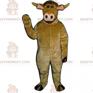 Ox with Pink Nose BIGGYMONKEY™ Mascot Costume - Biggymonkey.com