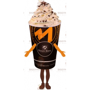 Drink BIGGYMONKEY™ Mascot Costume - Coffee with whipped cream -