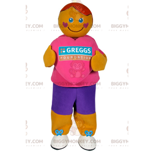Heart Cheek Man BIGGYMONKEY™ Mascot Costume - Biggymonkey.com
