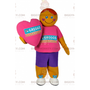 Heart Cheek Man BIGGYMONKEY™ maskotkostyme - Maskotter for menn - BIGGYMONKEY_015142 - BiggyMonkey.com