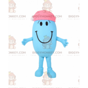 Costume de mascotte BIGGYMONKEY™ de bonhomme souriant avec