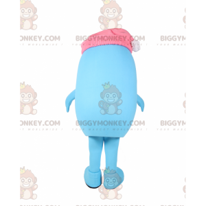 Costume de mascotte BIGGYMONKEY™ de bonhomme souriant avec