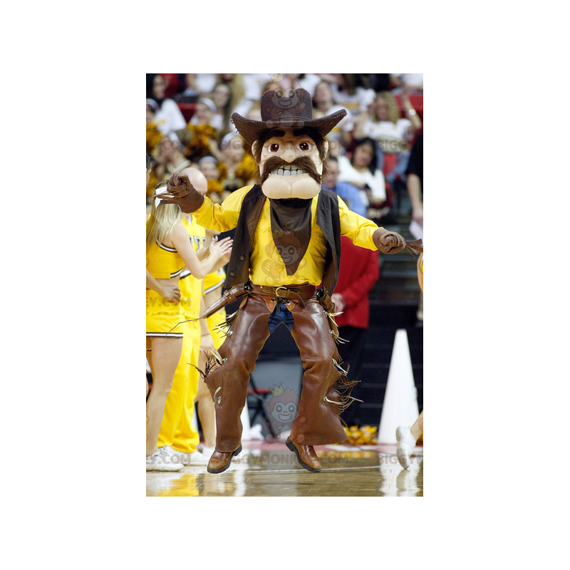 BIGGYMONKEY™ Costume da mascotte da cowboy in abito