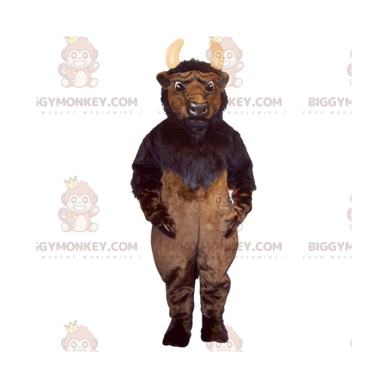 Costume de mascotte BIGGYMONKEY™ de bouc aux petites cornes - Costume de mascotte BIGGYMONKEY™ de bouc aux petites cornes -