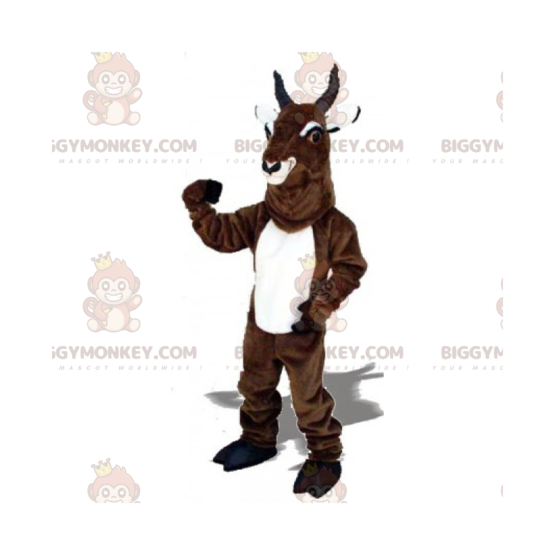 Costume de mascotte BIGGYMONKEY™ de bouquetin - Biggymonkey.com Costume de mascotte BIGGYMONKEY™ de bouquetin - Biggymonkey.com