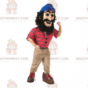 Lumberjack plaidskjorte BIGGYMONKEY™ maskotkostume -