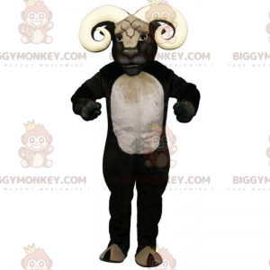 Ασπρόμαυρη στολή μασκότ BIGGYMONKEY™ Buffalo - Μασκότ αγελάδων - BIGGYMONKEY_015185 - BiggyMonkey.com