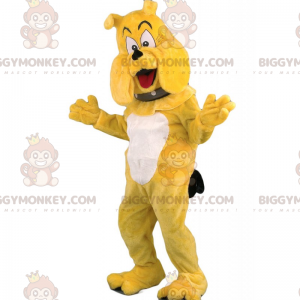 Bulldog BIGGYMONKEY™ Mascot Costume with Collar -