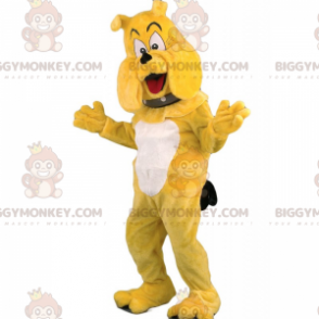 Costume de mascotte BIGGYMONKEY™ de bulldog avec collier -
