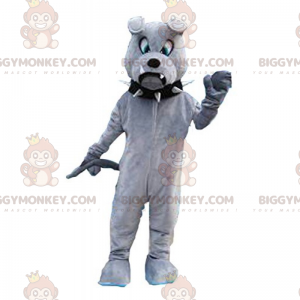 Kostium maskotka buldog BIGGYMONKEY™ z czarnym kołnierzem -