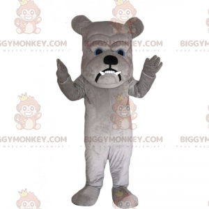 Bulldog BIGGYMONKEY™ Mascot Costume with Large Head –
