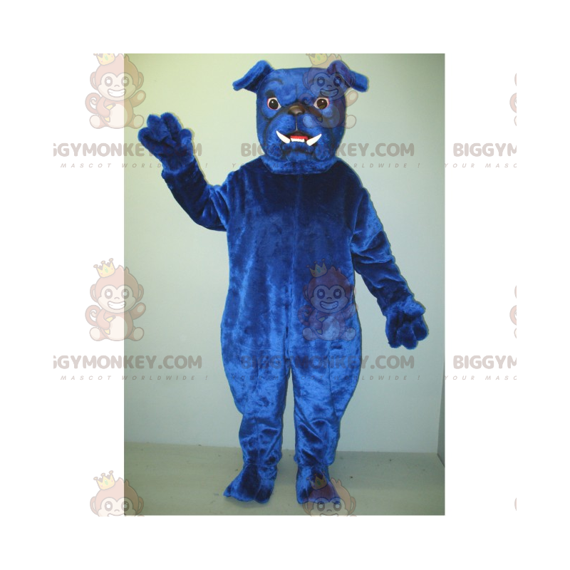 Costume da mascotte BIGGYMONKEY™ Bulldog blu - Biggymonkey.com