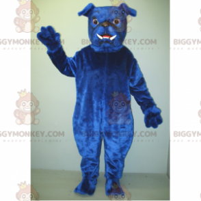 Traje de mascote de buldogue azul BIGGYMONKEY™ – Biggymonkey.com