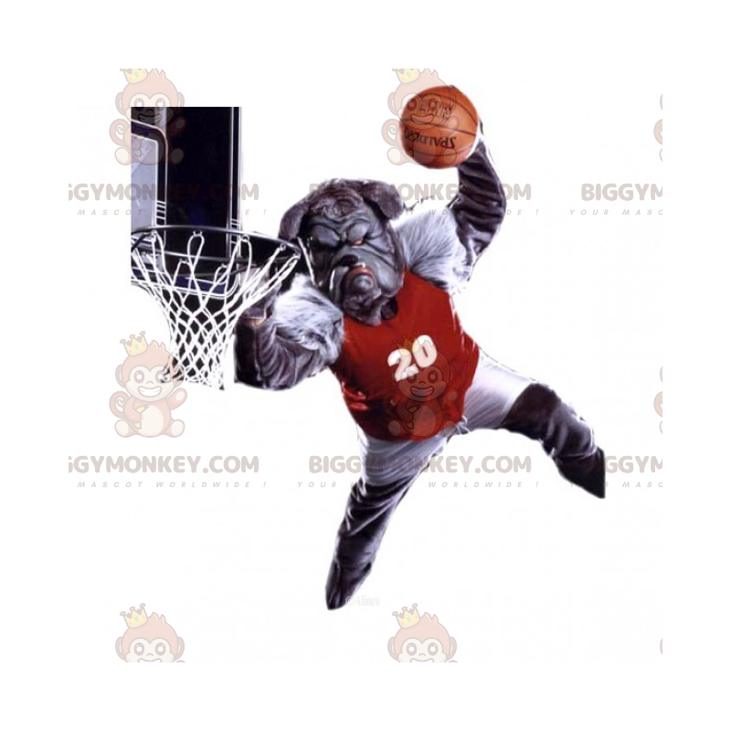 Bulldog Basketballspiller BIGGYMONKEY™ maskotkostume - Bulldog Basketballspiller BIGGYMONKEY™ maskotkostume -