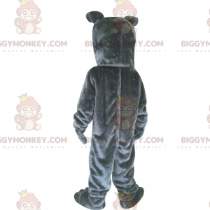 Μαύρο μπουλντόγκ BIGGYMONKEY™ μασκότ στολή - Biggymonkey.com