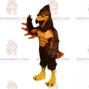 Bicolor Buzzard BIGGYMONKEY™ maskotdräkt - BiggyMonkey maskot