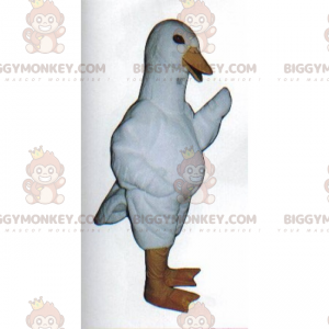 Costume da mascotte BIGGYMONKEY™ da anatra bianca -