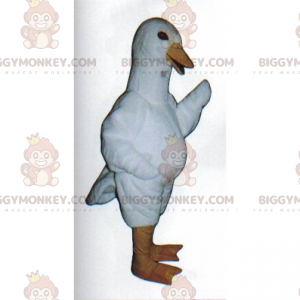 Traje de mascote de pato branco BIGGYMONKEY™ – Biggymonkey.com