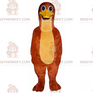 Costume de mascotte BIGGYMONKEY™ de canard orange -