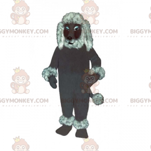 Costume de mascotte BIGGYMONKEY™ de caniche gris -