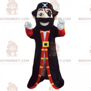 Traje de mascote do Capitão Pirata BIGGYMONKEY™ –