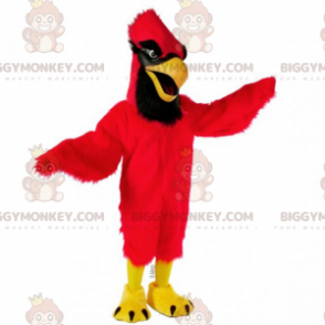 Rød og svart kardinal BIGGYMONKEY™ maskotkostyme - Fuglemaskot - BIGGYMONKEY_015230 - BiggyMonkey.com