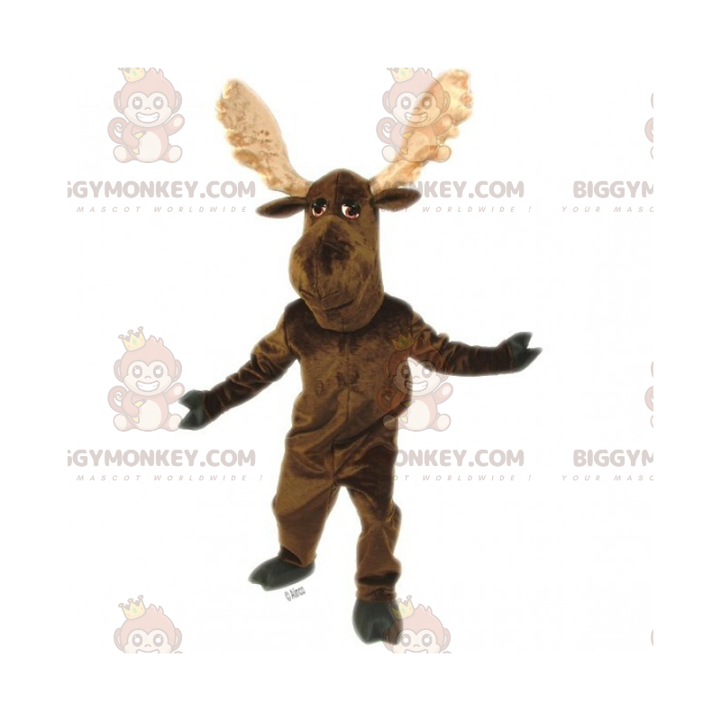 Caribou med stora horn BIGGYMONKEY™ maskotdräkt - BiggyMonkey Caribou med stora horn BIGGYMONKEY™ maskotdräkt - BiggyMonkey