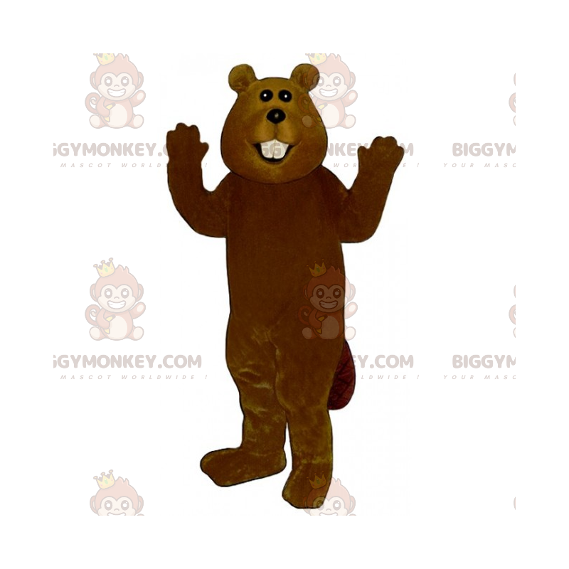Fat Cheeked Beaver BIGGYMONKEY™ Mascot Costume - Biggymonkey.com