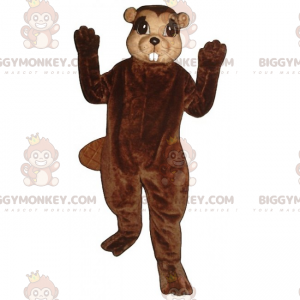 Kostium maskotki małego uszatego bobra BIGGYMONKEY™ -